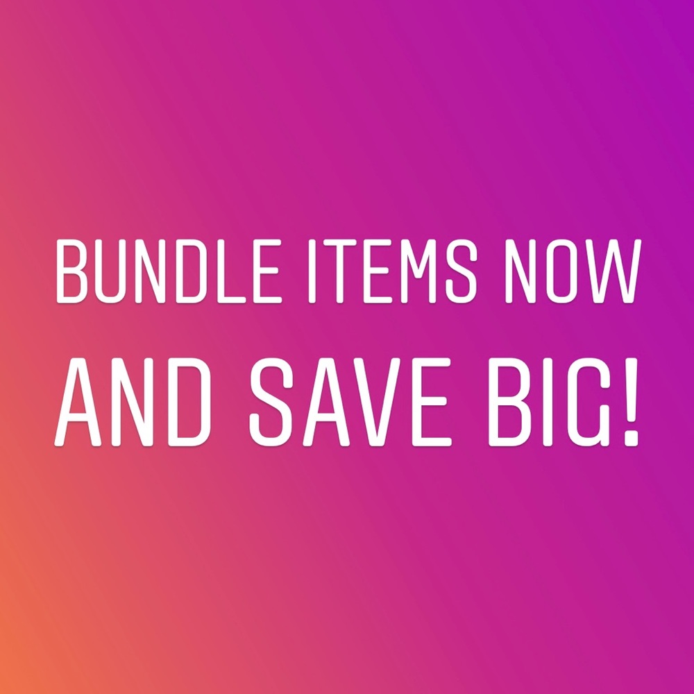 BUNDLE ITEMS AND I WILL GIVE A DISCOUNT!🎁